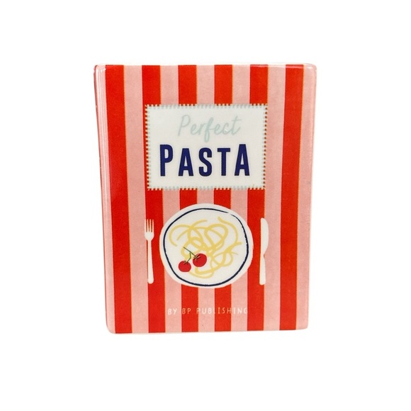 Target Perfect Pasta Ceramic Utensil Holder Cookbook Bullseye's Playground New - Picture 2 of 11
